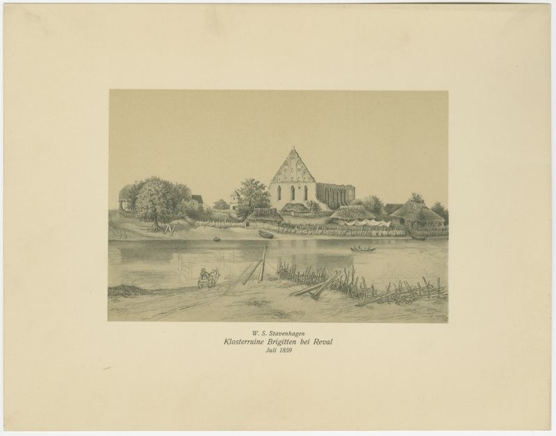 New album of Baltischer Ausichten.Closterroin Brigitten at Reval