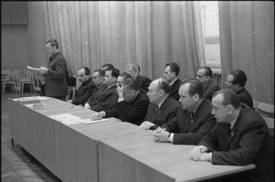 Lasnamäe elamurajooni ehituse koosolek Eesti Tööstusprojekti hoone saalis, Rävala pst 6.  similar photo