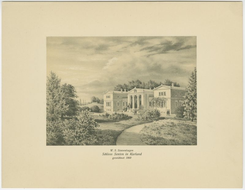 New album of Baltischer Ausichten. Locked Sents in Kurland.