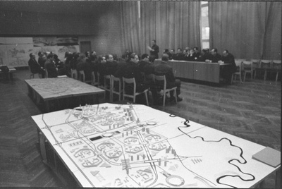 Lasnamäe elamurajooni ehituse koosolek Eesti Tööstusprojekti hoone saalis, Rävala pst 6.  similar photo