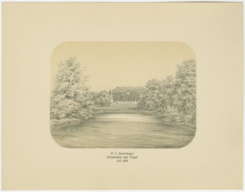 New album of Baltischer Ausichten. Grosenhof on Dagö.