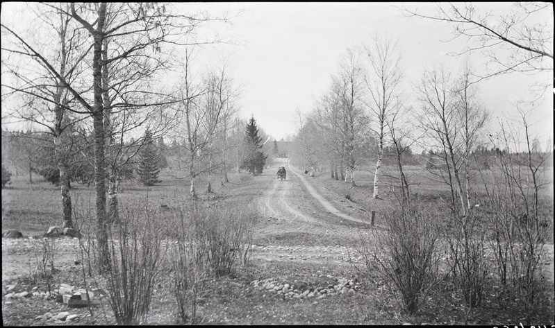 Sillamäe, vaade kuursaali juurde viivale teele.