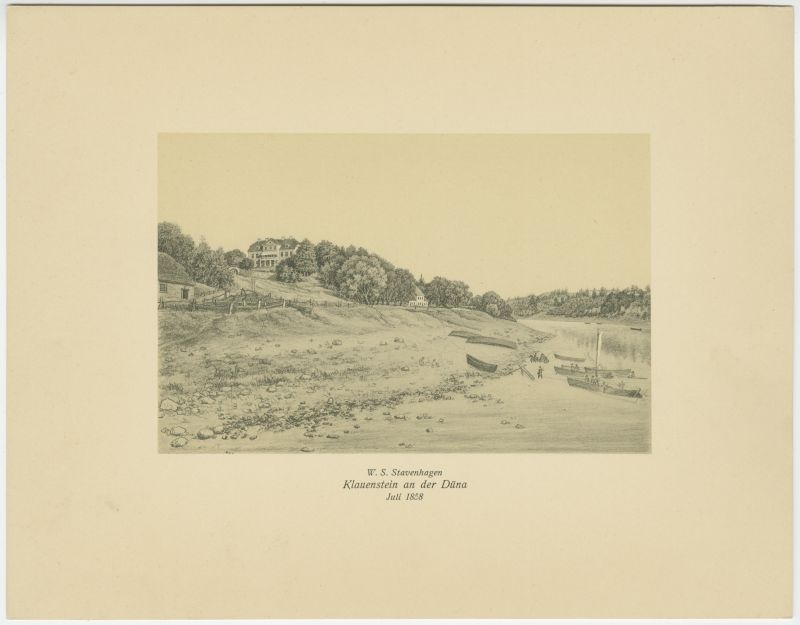 New album of Baltischer Ausichten. Klauenstein on the dynas.