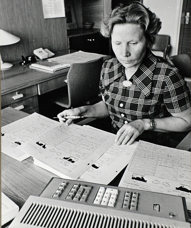 Haljala kolhoosi zootehnik-selektsionäär Estra Jurken