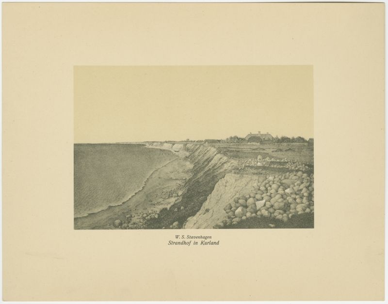 New album of Baltischer Ausichten. Standhof in Kurland.
