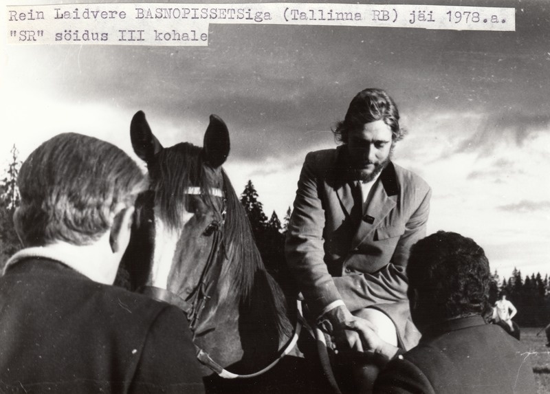 1978.a. Suure Ratsaniku III koht - Rein Laidvere Basnopissetsiga