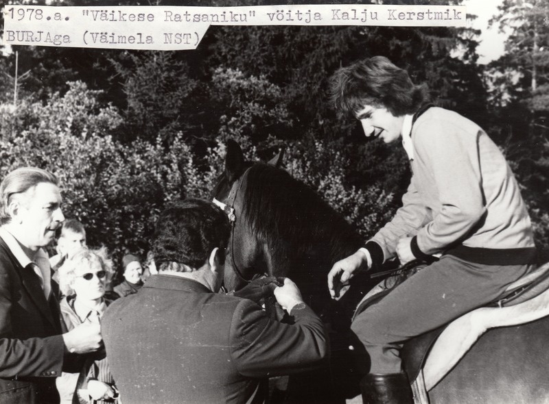1978.a. Väikese Ratsaniku võitja Kalju Kertsmik Burjaga