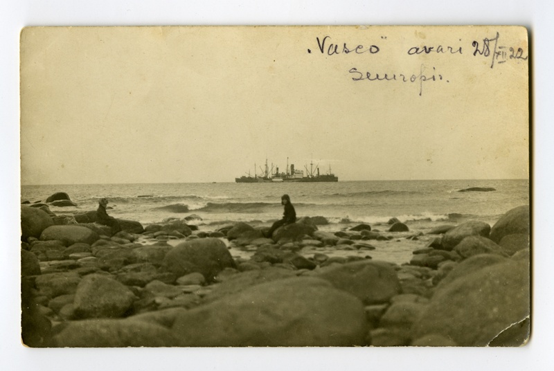 Steam ship "Vasco" accident at Suurupi