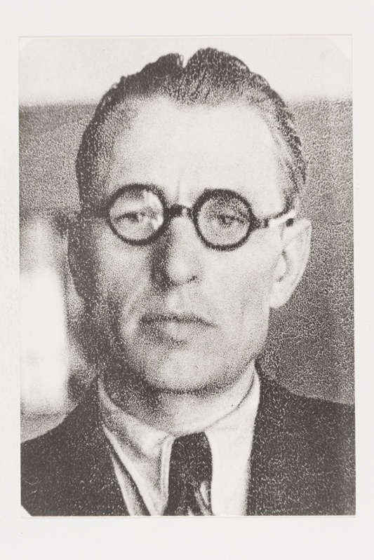 Mehe portree, Eesti Vabariigi teedeminister Orest Kärm.