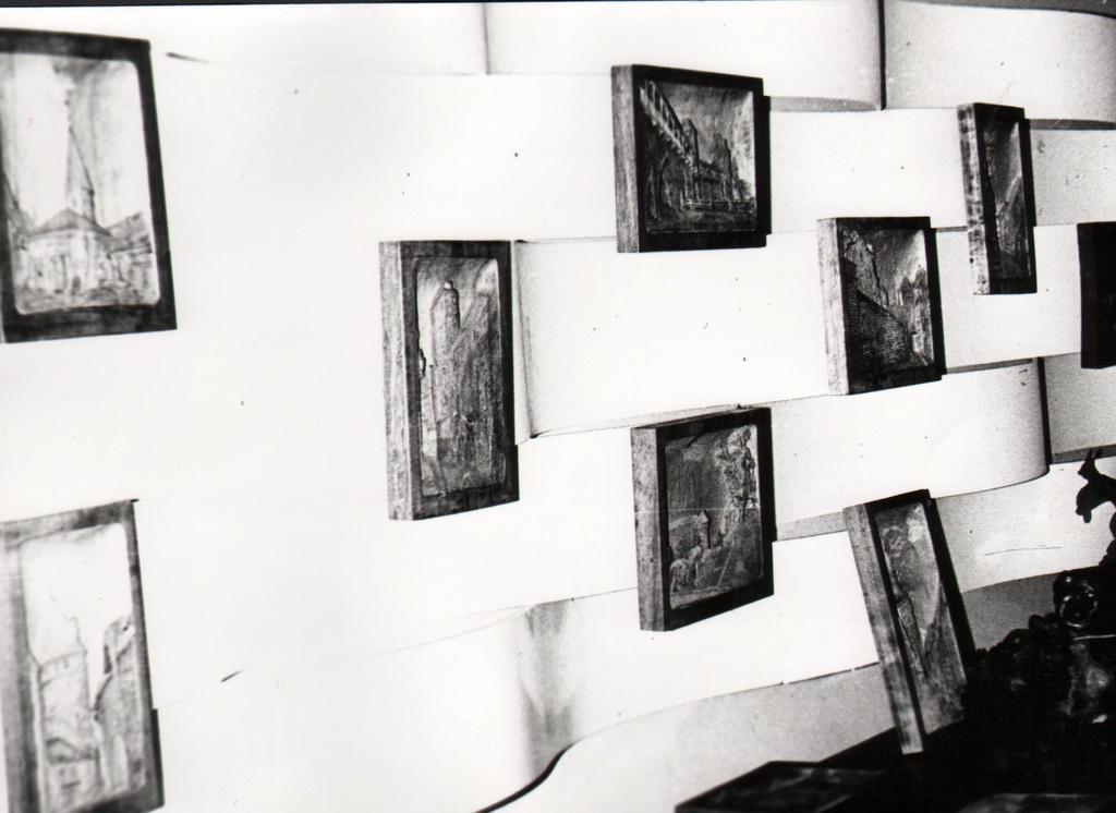 Kunstnik A.Aarma puulõike tööde näitus Kohtla-Järve PTK-s