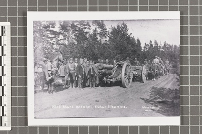 2. suurtükiväepolgu 2. patarei rännakul  duplicate photo