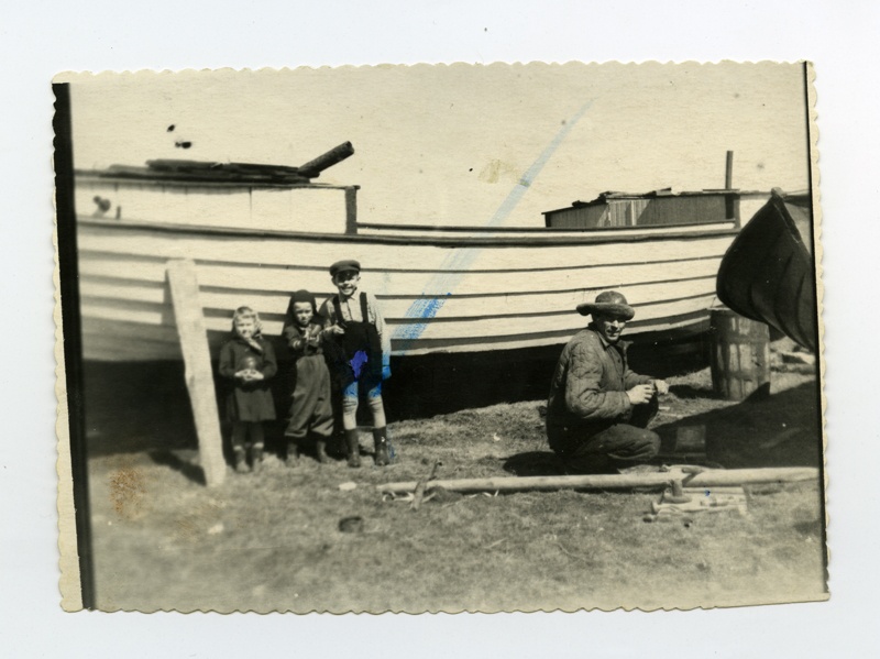 The first boat built by the Fishery Association "Yahta"