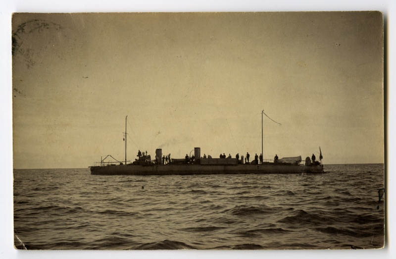 Torpedo boat N103 sea