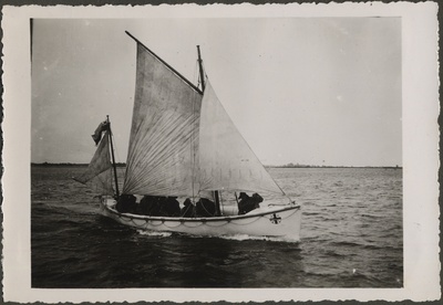 Kihnu Rescue Station boat at sea  duplicate photo