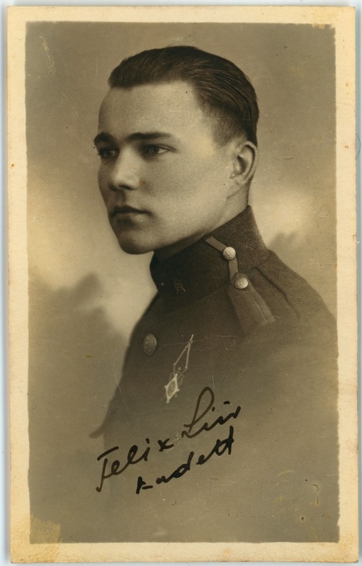 Sõjakooli kadett Felix Liiv