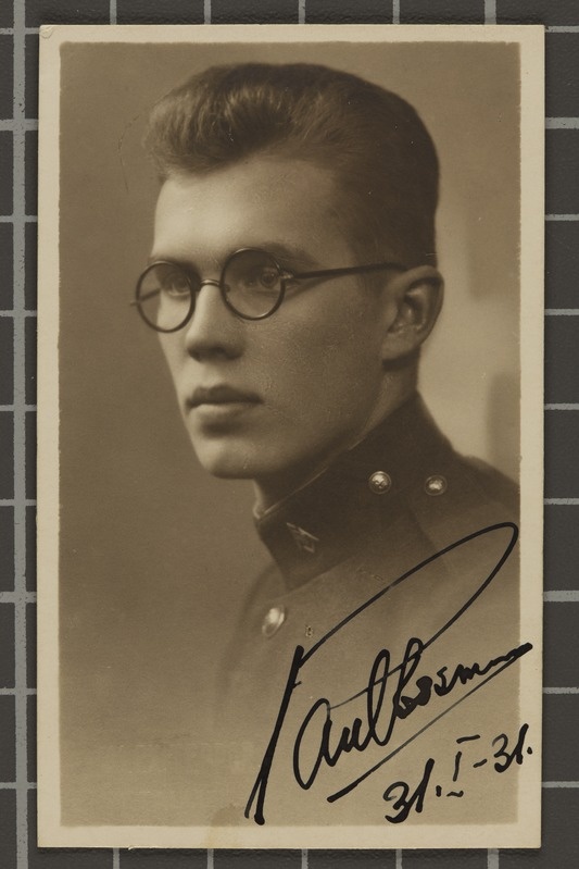 Sõjakooli lõpetaja Paul Essmann