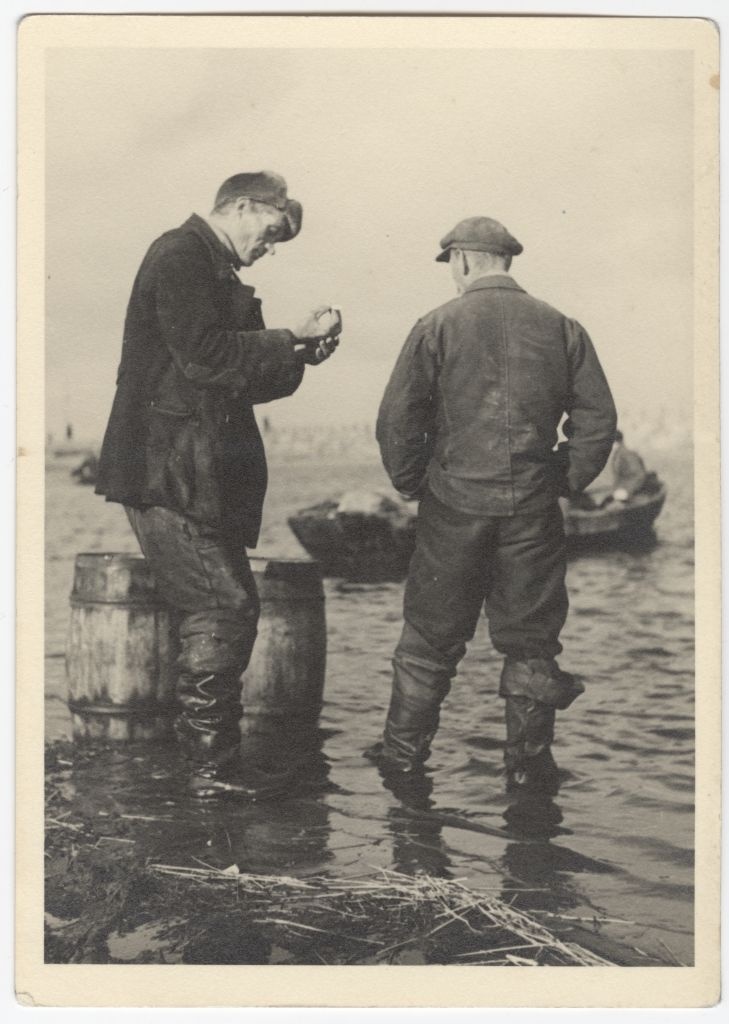 Fishermen on the beach