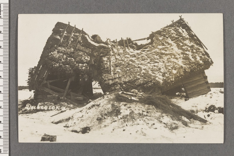 Kannatada saanud Vene külad ida piiril 1919.