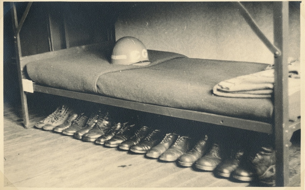 foto, Vahikompanii nr. 4221 sõduri voodi.