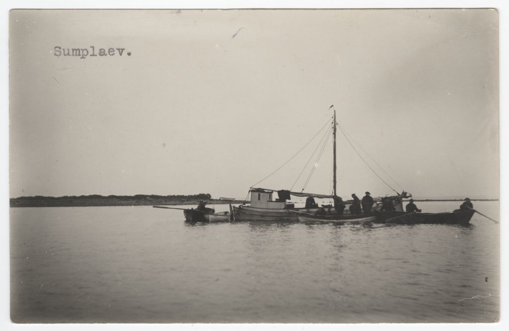Haapsalu fishermen at sea to the embroidery transfer fish