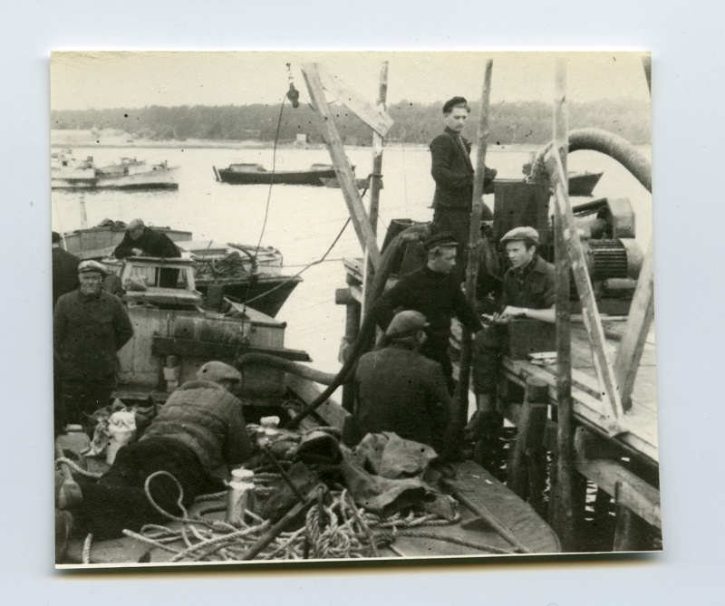 Fishermen at Kihnu Harbour