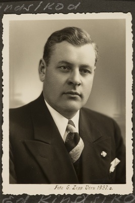 Ed. Kindsiko SMÜ Võru osakonnast, 1937  duplicate photo