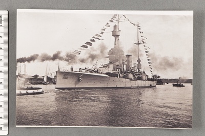 Rootsi sõjalaev Sverige seoses kuningas Gustav V visiidiga Tallinnas  similar photo
