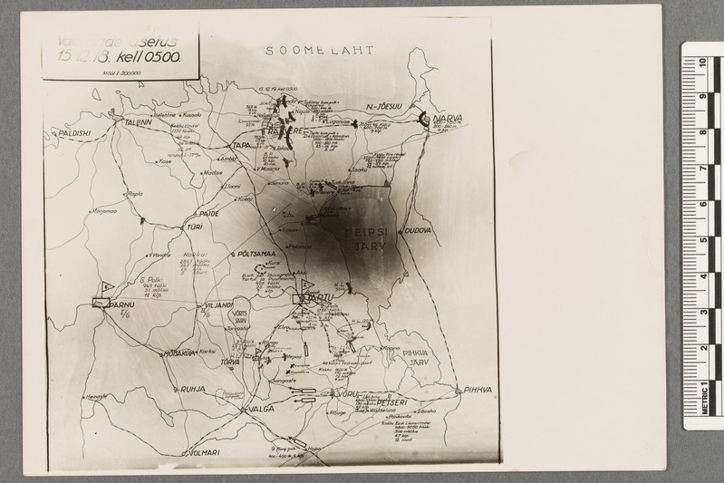 Väeosade asetus vabadussõjas 15.12.1918