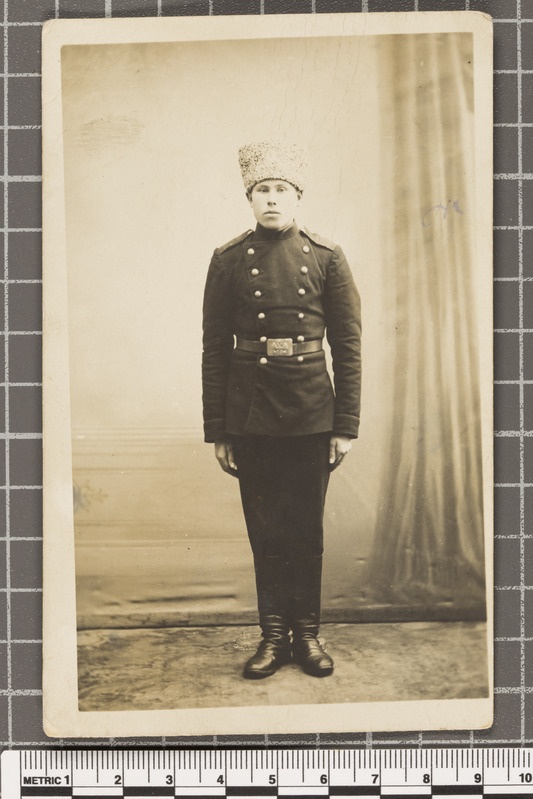 Eesti sõjaväelane Venemaa keisriarmee vormis