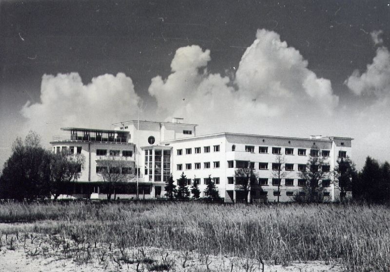 Pärnu beach hotel, arches Olev Siinmaa, Anton Soans, 1937