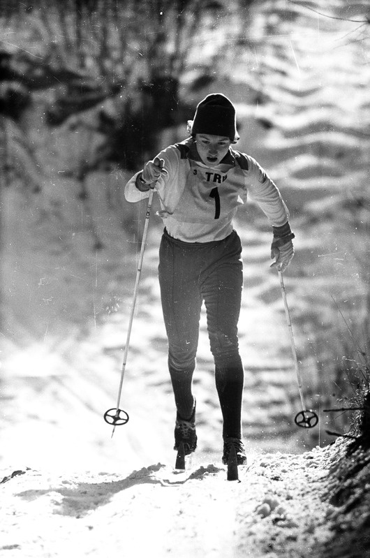 Naissuusataja Liivia Kivistik suusarajal