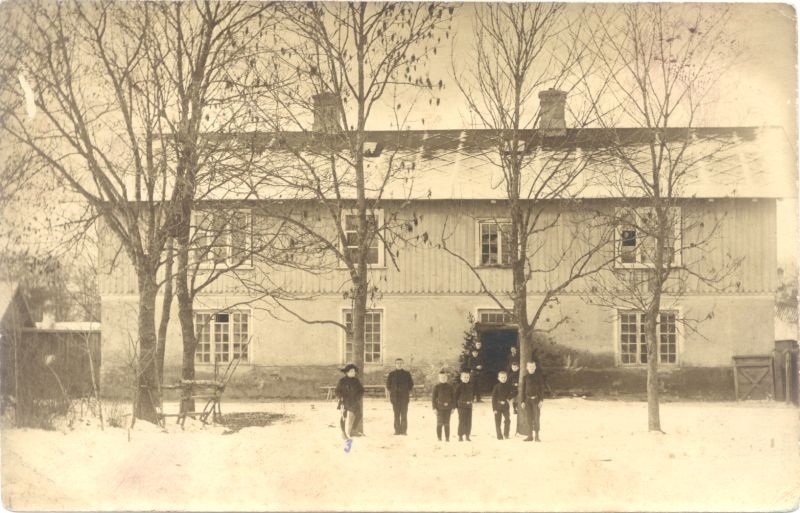 Photo. Johanna Menert's whole. Hiiu-kärdla primary school building. 1896.