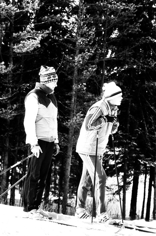 Suusatajad Tiina Lepp ja Kaija Parve