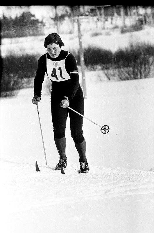 Suusataja Tiin Lepp murdmaasuusa rajal