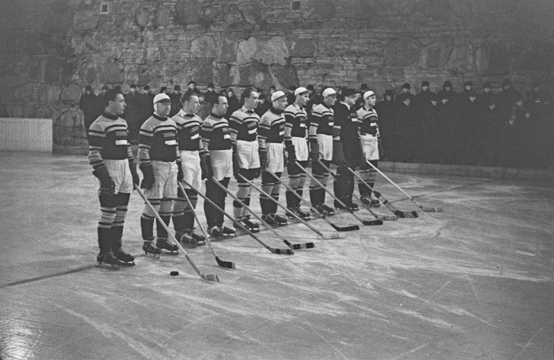 Eesti-Leedu (2:0) jäähoki maavõistlus 1940