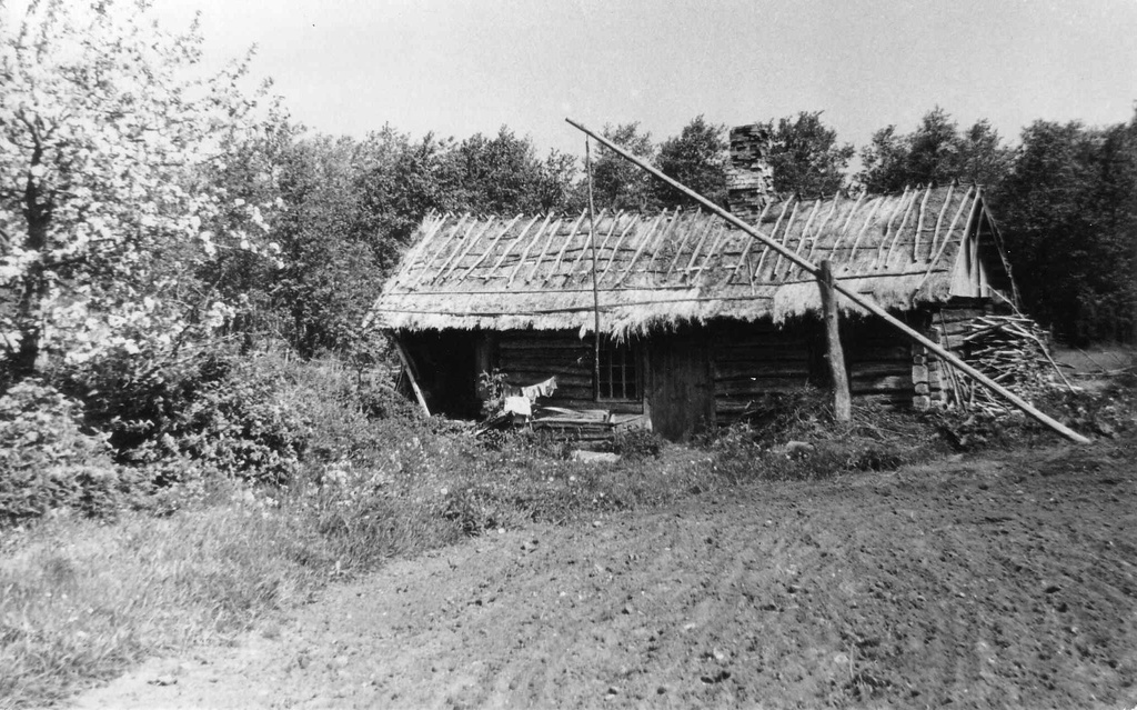 Kaev ja kõrvalhoone (saun?) Kurisoo külas