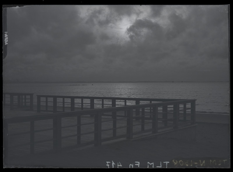 Tallinn, Pirita, vaade rannahoone rõdult merele.