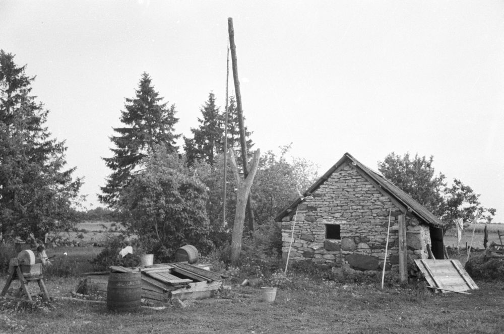 Vanari talu suveköök Kirikkülas, otsavaade.