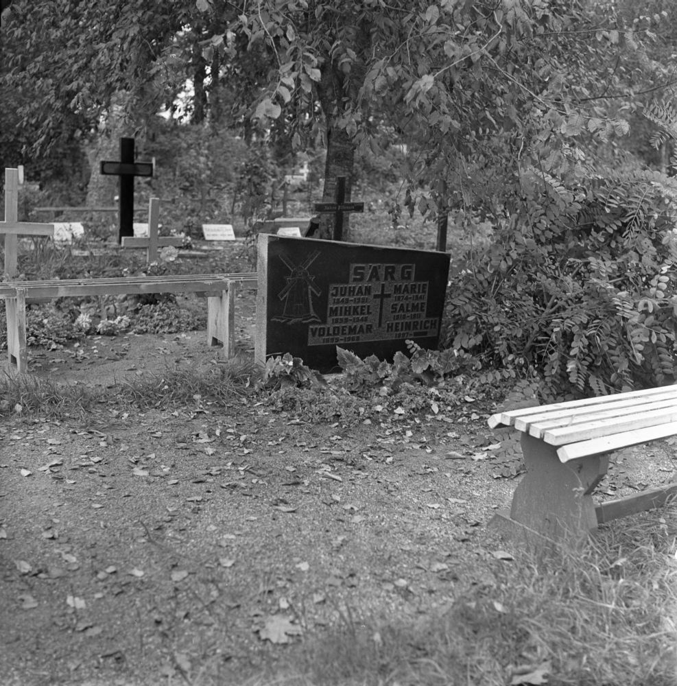 Kalma tuuliku omanike perekond Särgi haud Lohusuu kalmistul.