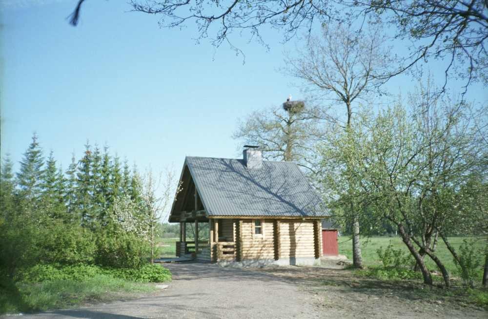Soomaa rahvuspargi külastuskeskus Tõramaal, saunahoone.