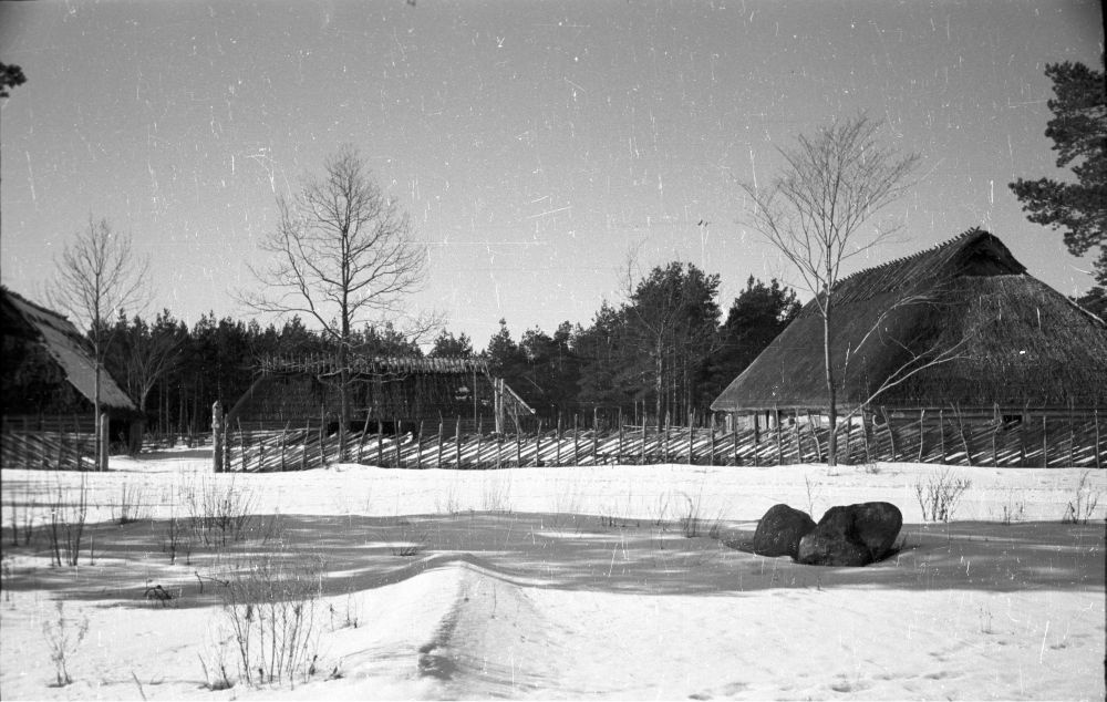 Sassi-Jaani talu õu.