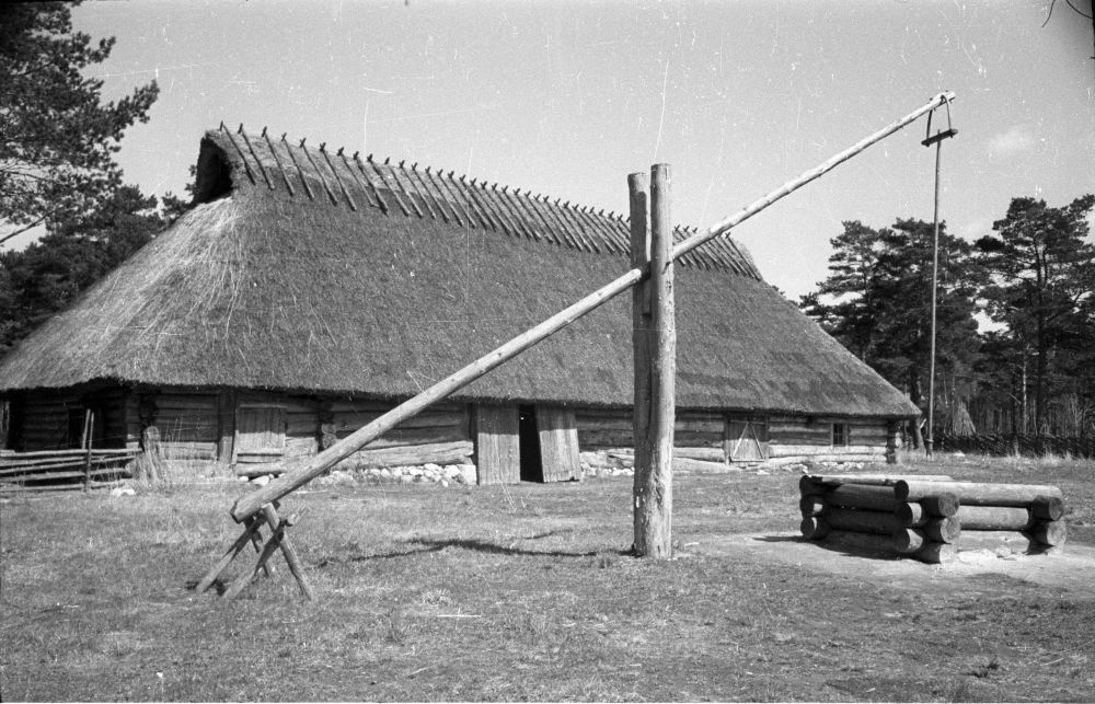 Sassi-Jaani talu rehemaja ja kaev.