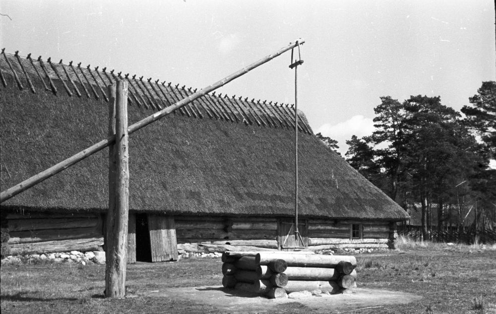 Sassi-Jaani talu rehemaja ja kaev.