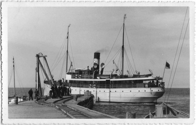 Steam ship in the port of Dagmar Kärdla  similar photo