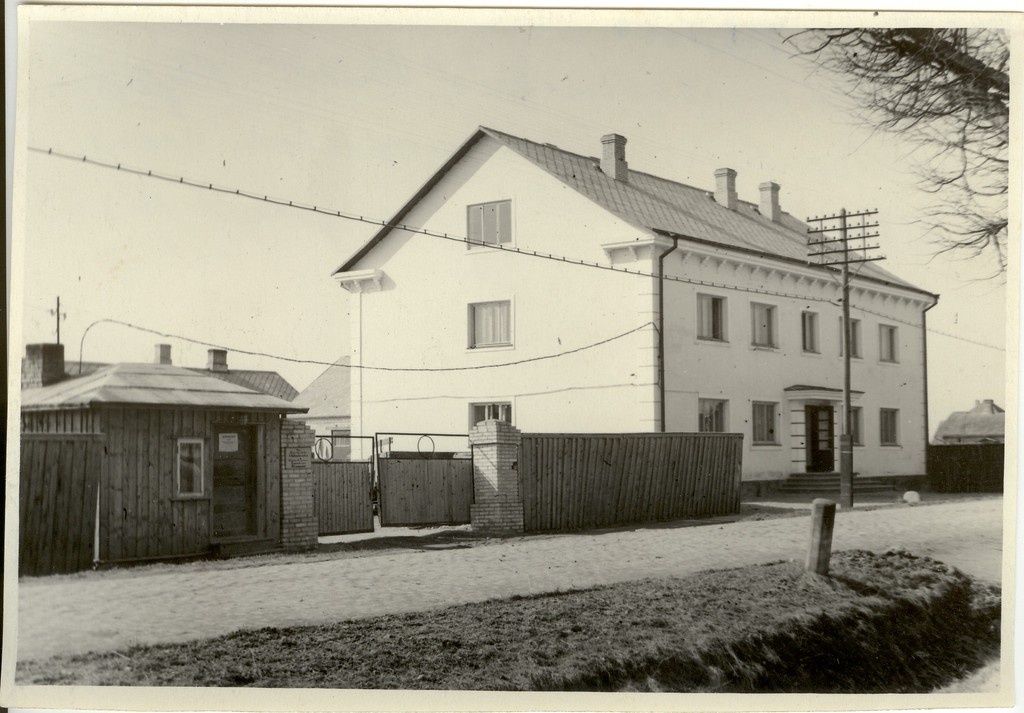 foto, Paide Rajoonidevahelise Ehituskontori  1951.a. valminud peahoone