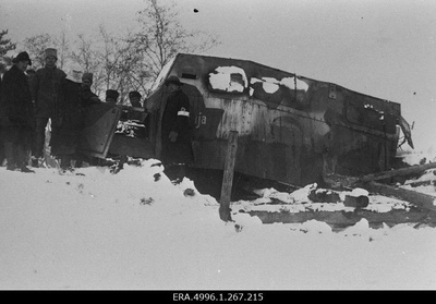 Soomusauto "Tasuja" kraavis Orava mõisa juures 31. märtsil 1919  duplicate photo