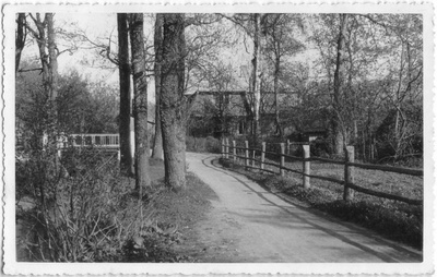 Kärdla view. Back bridge (Pall drum) and the house of Wessenbergs (Weskbergs)  duplicate photo