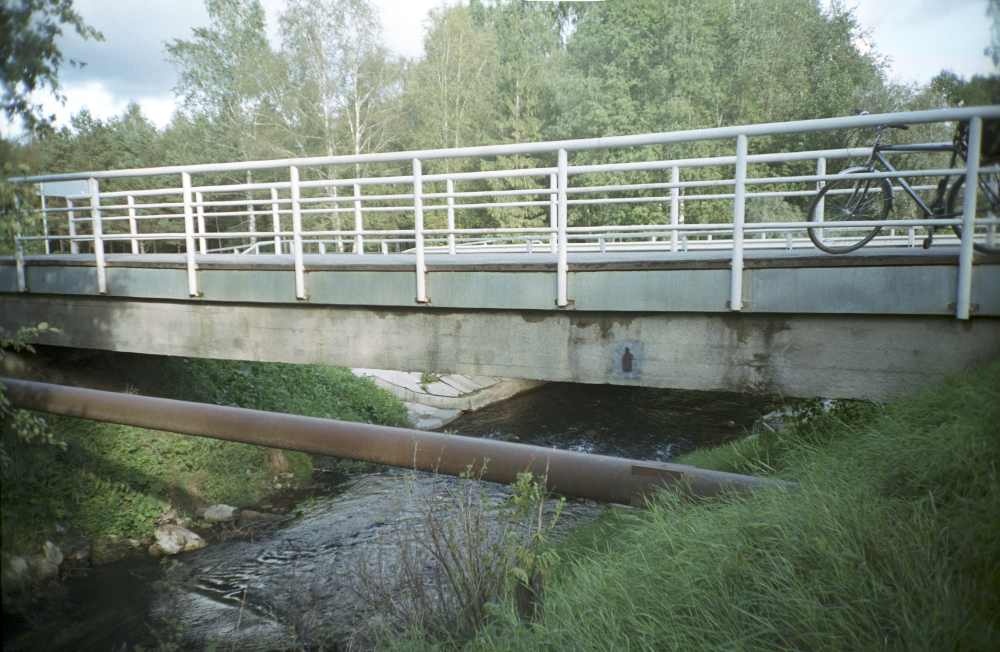 Sillaotsa endine raudteesild Paide-Tamsalu kitsarööpmelise raudtee liinil
