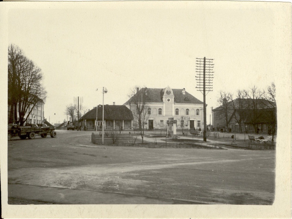 foto, Paide 21.Juuli väljak 1959.a.