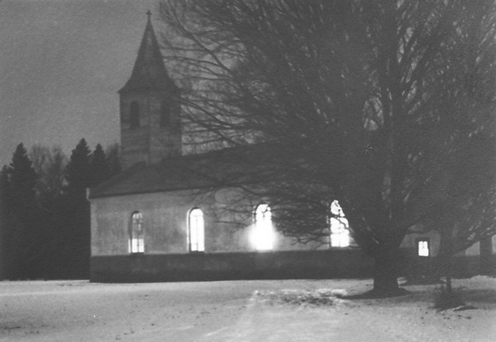 Kärdla Church in winter